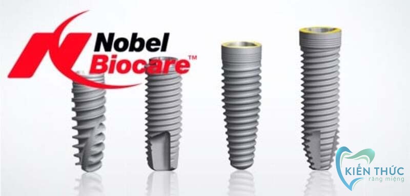 Trụ Implant Mỹ Nobel Biocare có khả năng tích hợp với xương hàm nhanh