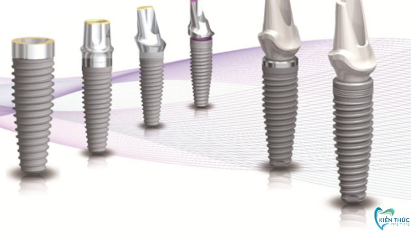 Trụ Implant Yes Biotech có đa dạng kích thước và kiểu dáng phù hợp với nhiều trường hợp mất răng khác nhau